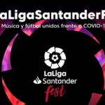Cartel de LaLiga Santander Fest: Macroconcierto frente al Covid19 | Sevilla con los peques